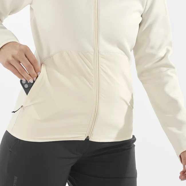ESSENTIAL WARM  Midlayer-Jacke mit durchgehendem Reißverschluss Damen