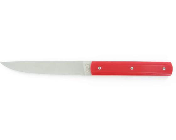 Coffret 6 pièces - 888 manche rouge Couteau Table par Perceval
