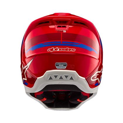 Casque cross Alpinestars SUPERTECH S-M5 - ACTION 2 2023 - Rouge / Bleu