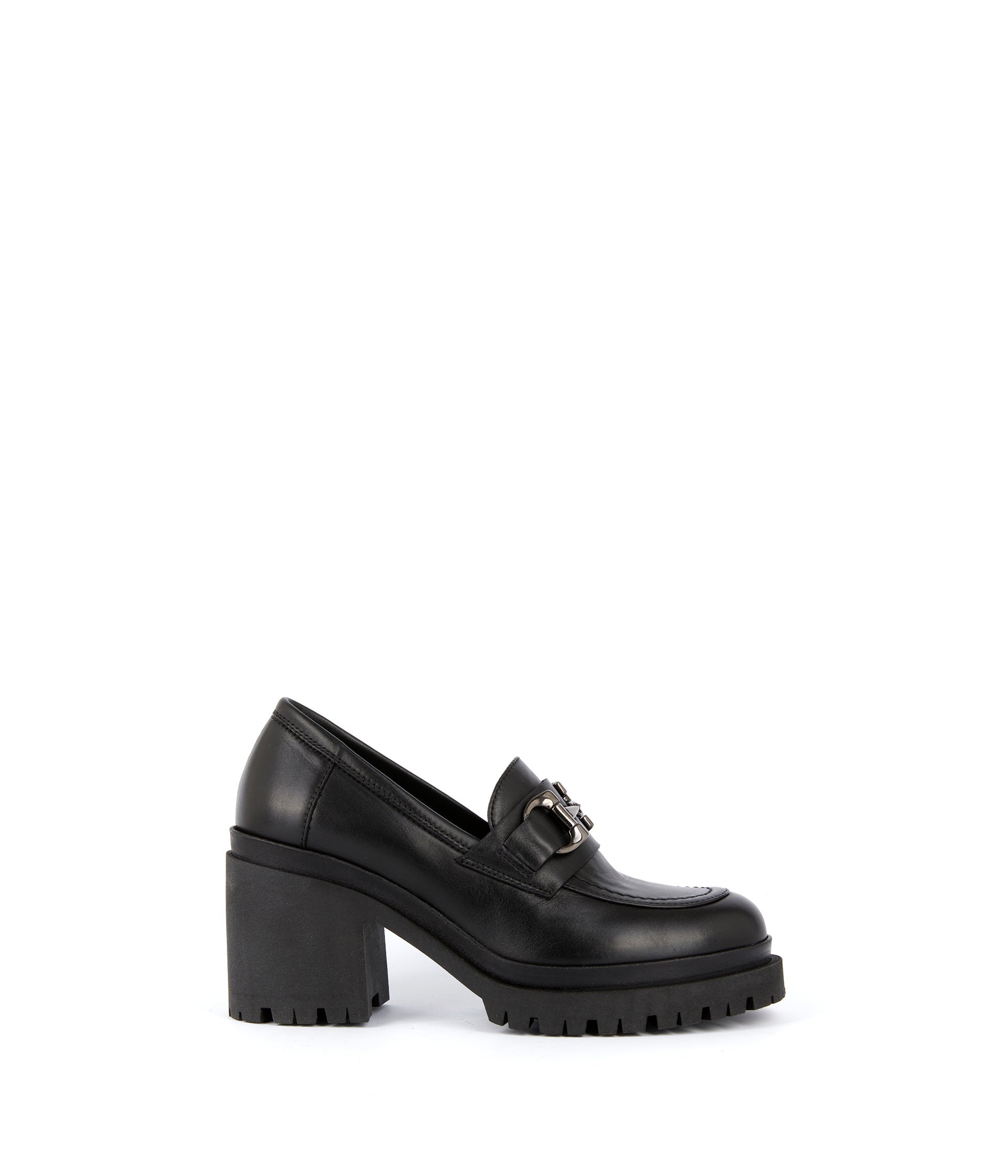 Mocassins crantés cuir Pernille