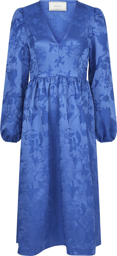 Neo Noir Lillibet Jacquard Dress Blue