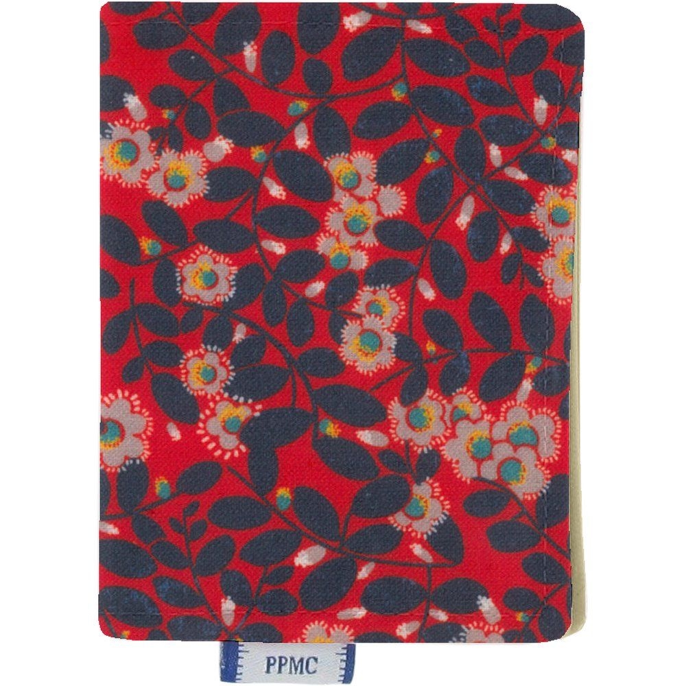 Porte Carte Feuillage Vermillon