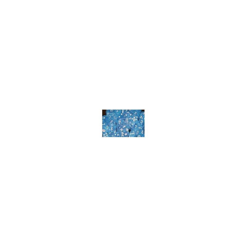 10 dés 10 * borealis * BLEU CIEL / SKY BLUE