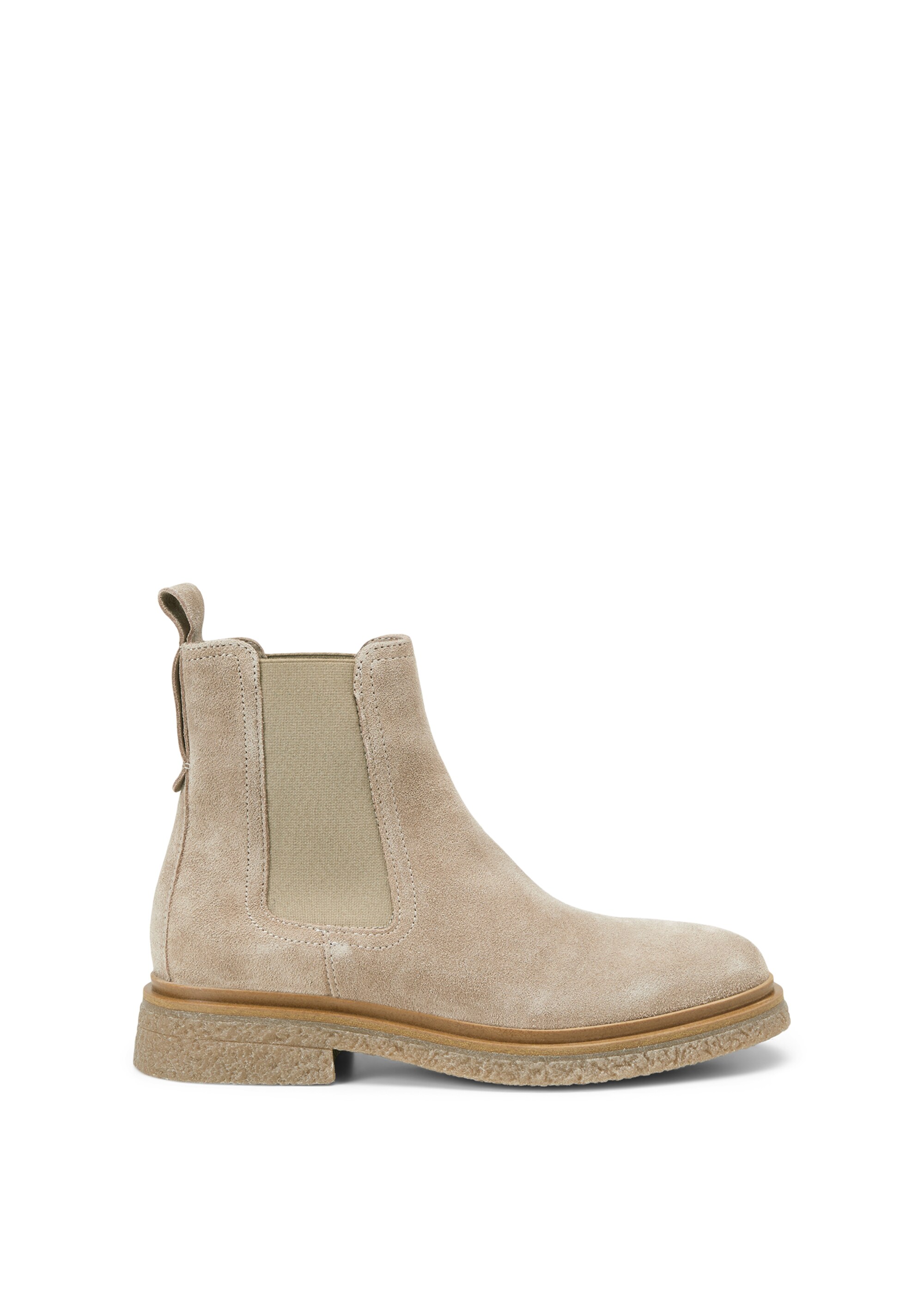 Chelsea-Boot mit Sohle in Krepp-Optik