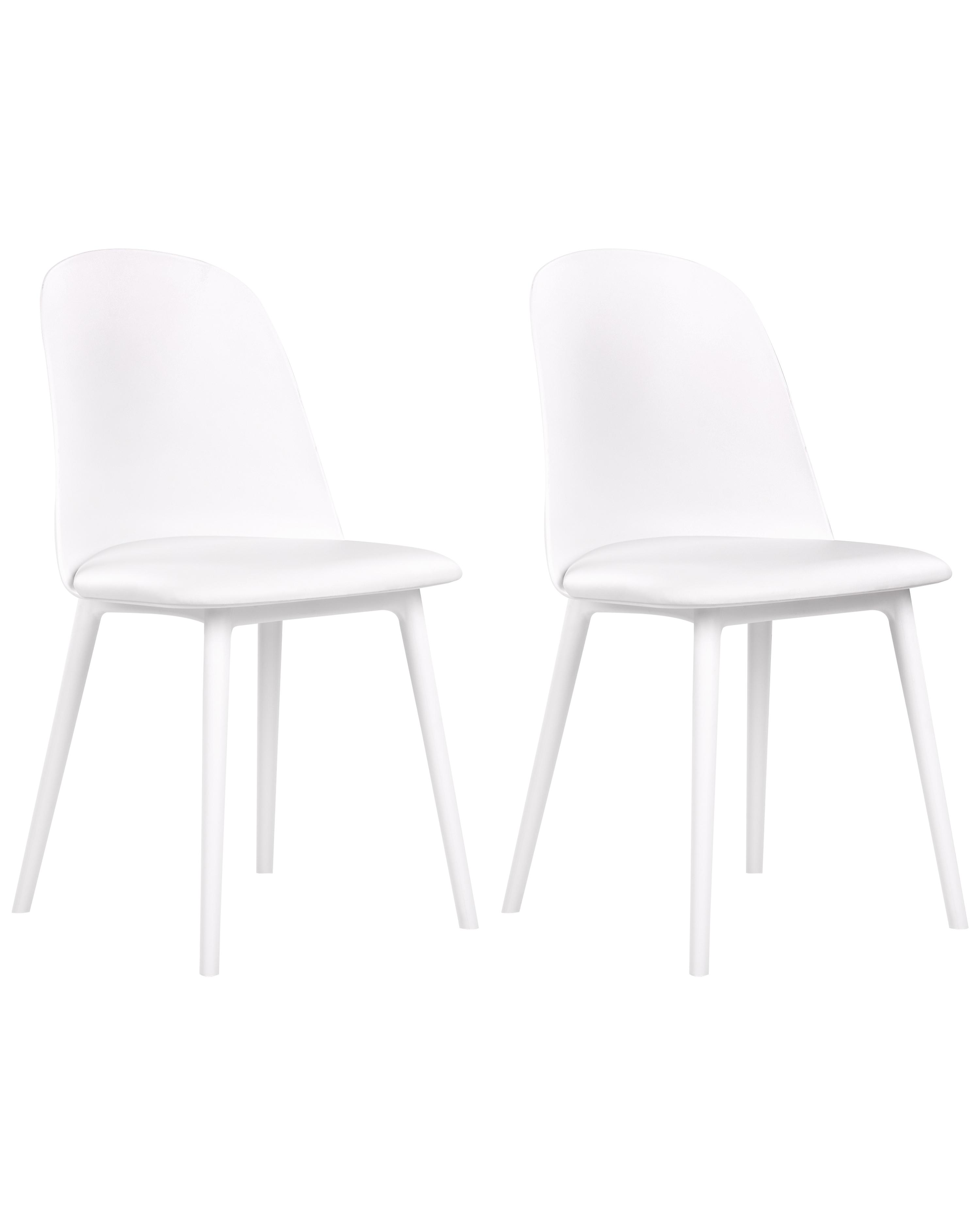 Set van 2 eetkamerstoelen FOMBY Wit