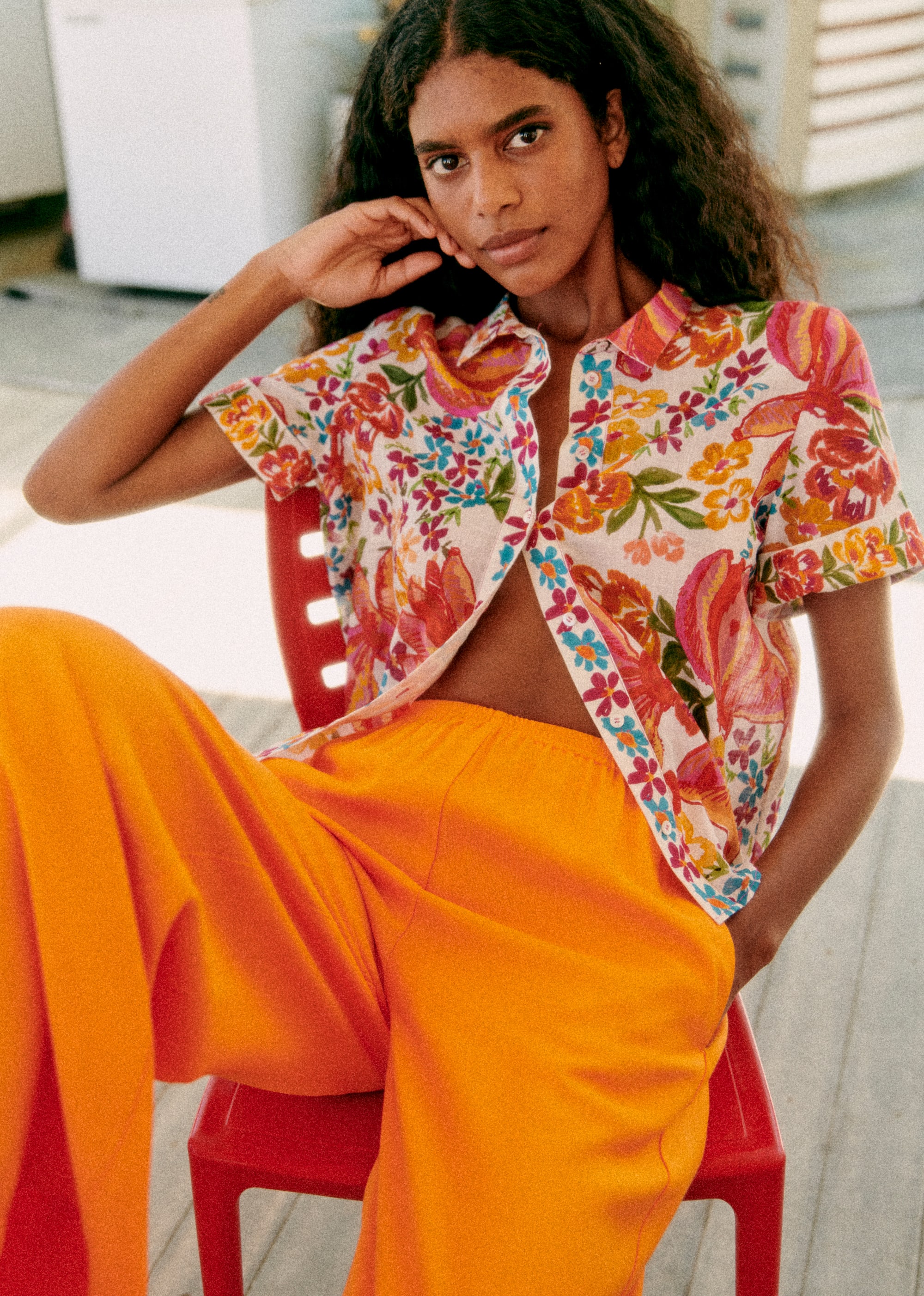 Chemise Livia - Sézane x FARM Rio - Banana riscada - LES COMPOSANTES/DÉCOUVRIR 5906669