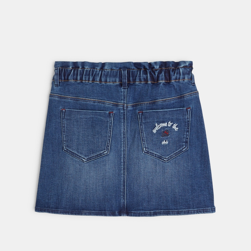 Jupe en jean Chipie bleue fille