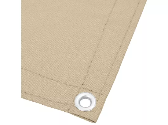 Écran de balcon beige 90x700 cm 100% polyester oxford