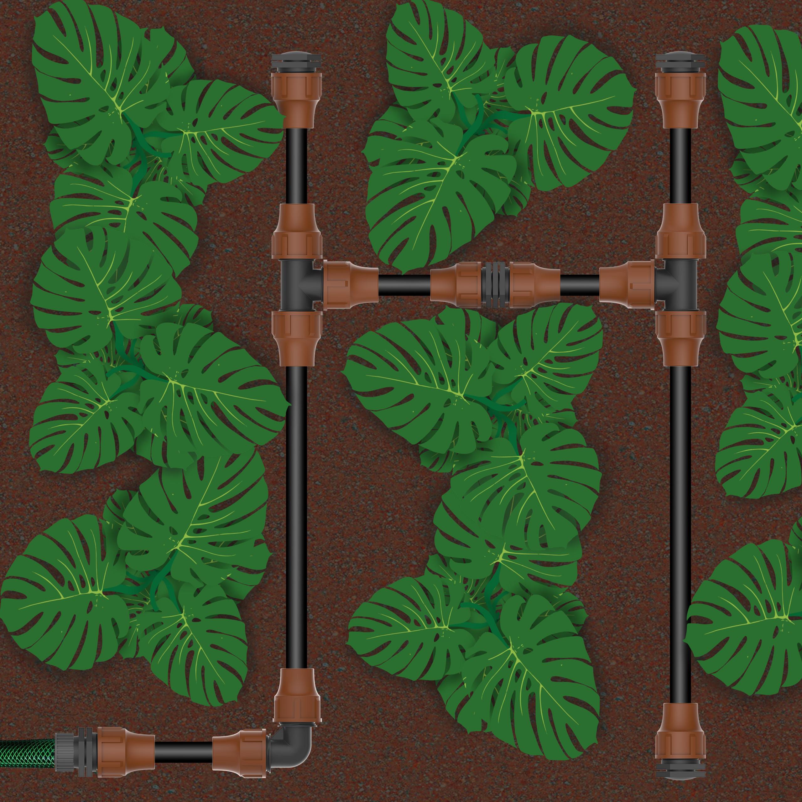 KIRCHHOFF Endstück für Tröpfchenbewässerung, wassersparende Drip-Bewässerung, automatische Gartenbewässerung Made in EU