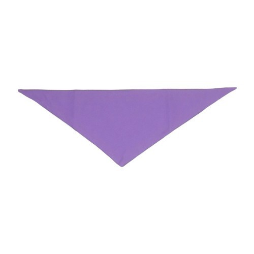 Bandana reversível para cães nas cores lilás e preto.