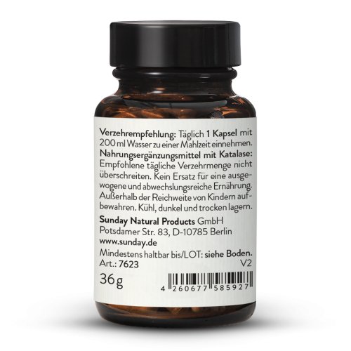 Sunday Natural Products  KatalaseKapseln