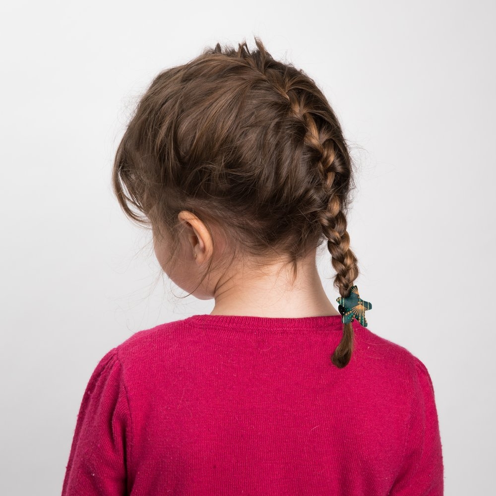 Elastique Cheveux Étoile Eventail Or Vert