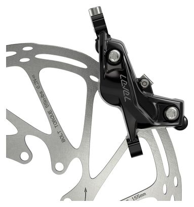 Frein à Disque Avant Sram Level Silver Stealth 4-Piston (Sans Disque) 950 mm Noir