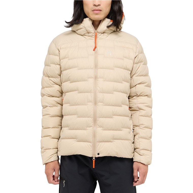 Haglöfs ROC Flash Down HoodMen Chalk Beige