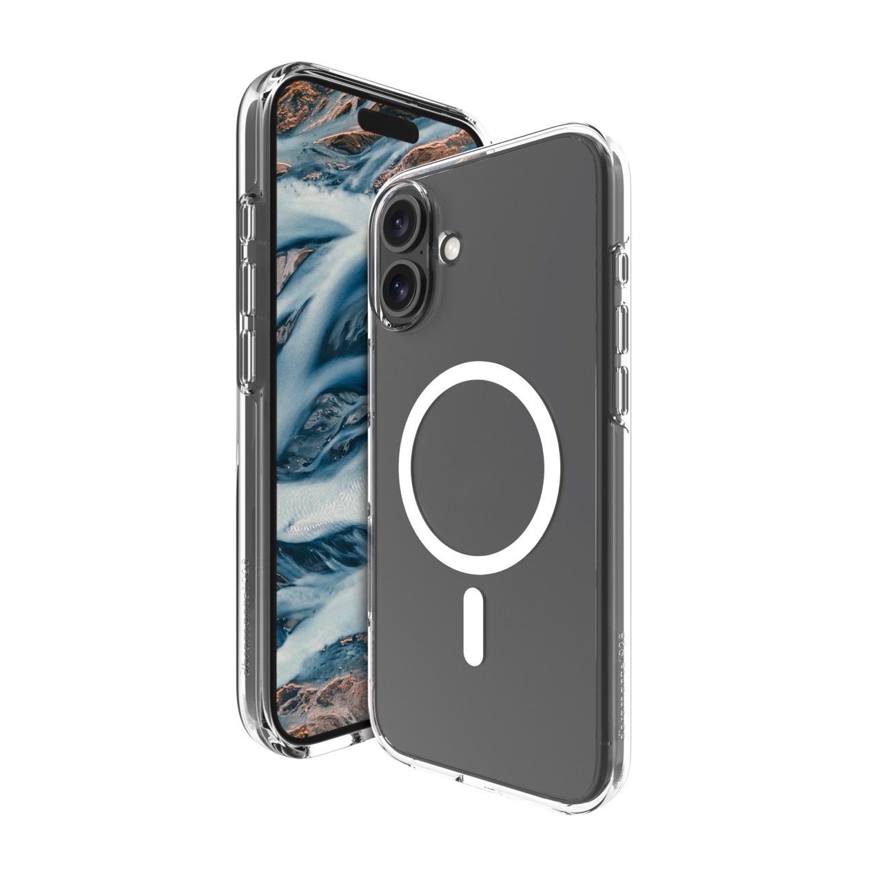 iPhone 16 Hardcase Hülle Clear Case Iceland Pro MagSafe Recycled (IM61CL006271) - Transparent