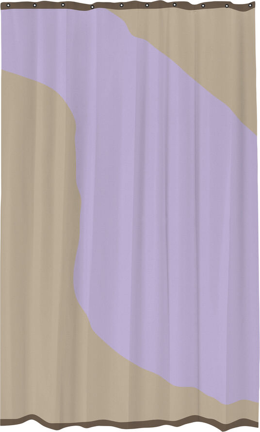 Mette Ditmer NOVA ARTE shower curtain Sand / lilac