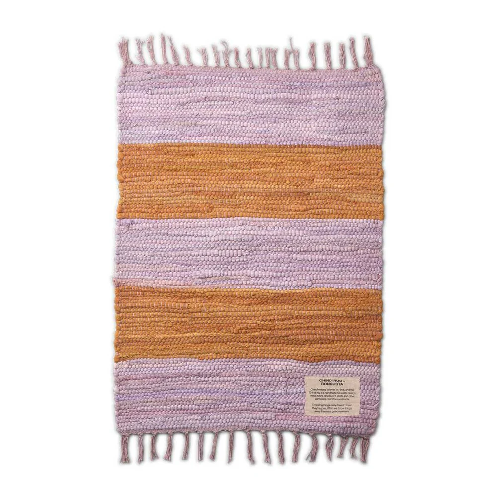Bongusta  Chindi Small måtte, Lilac/Golden - 45x60 cm.
