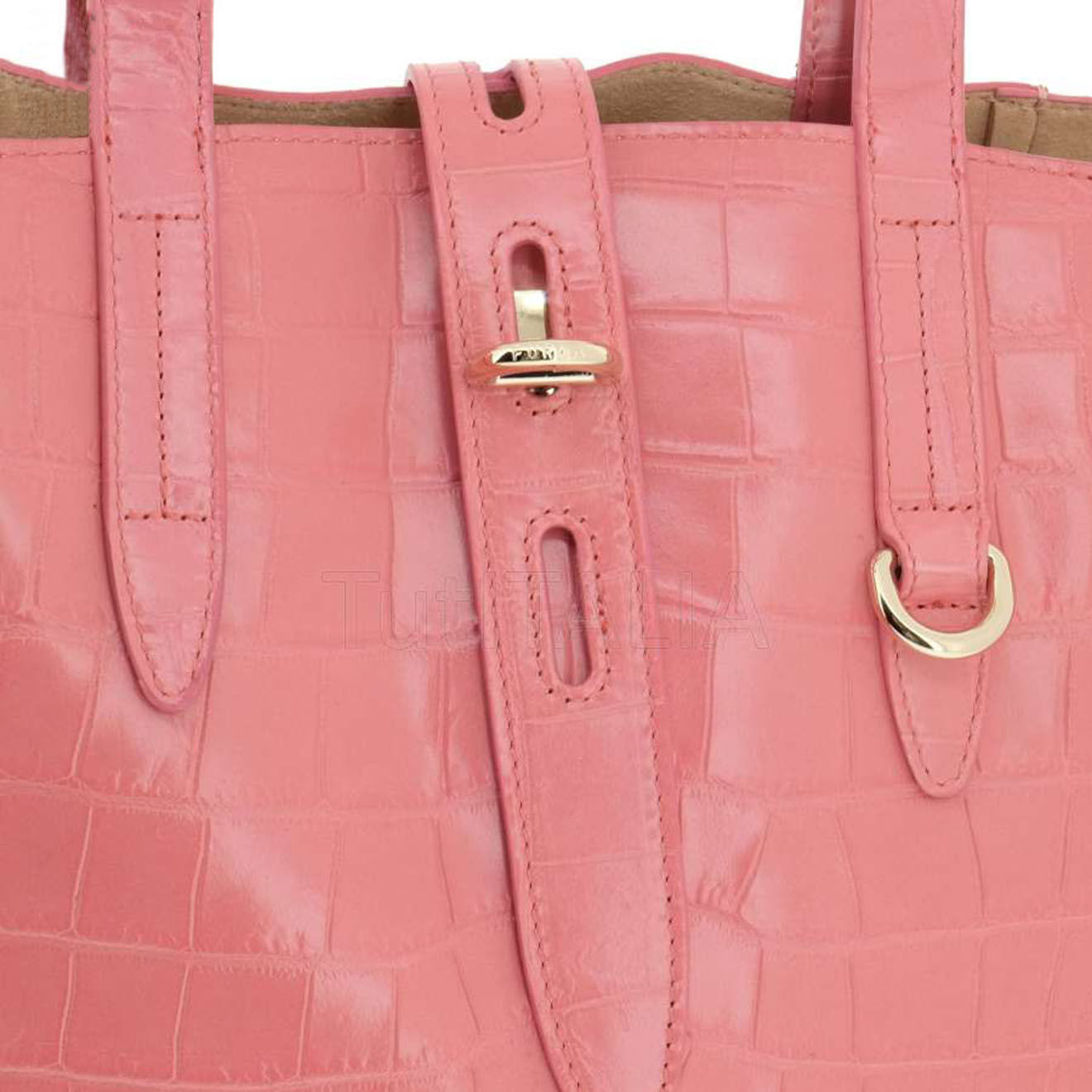 Furla Sac porté épaule en Cuir Net Mini rose  - 22x28.5x16 cm