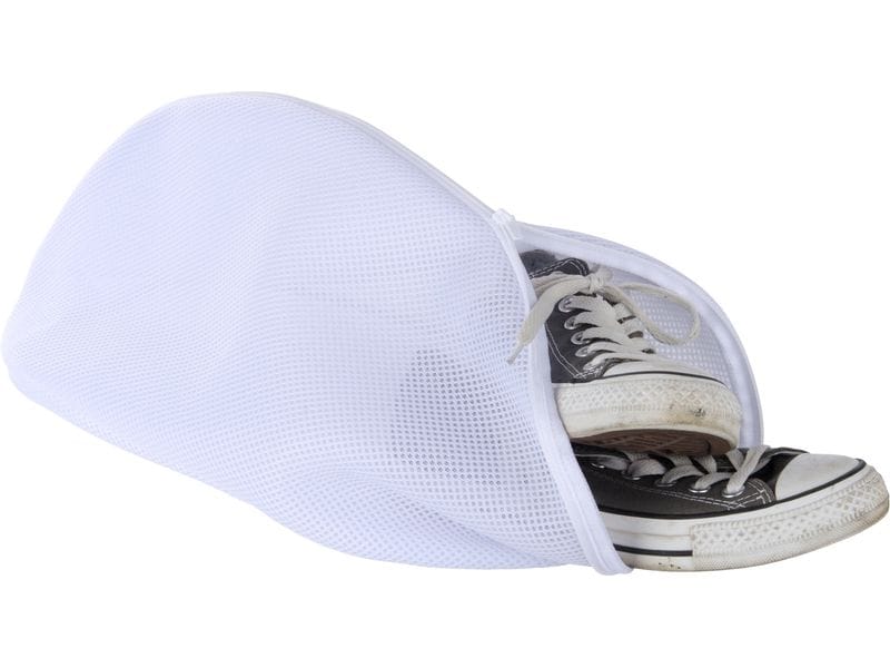 Wenko Wäscheschutzbeutel 23 x 40 cm, Weiss Wäschesack für Schuhe