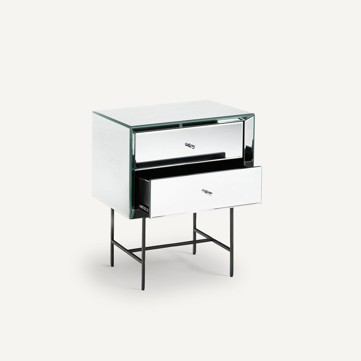 AM.PM<br>Mesa de cabeceira em MDF com espelho, Khonsou