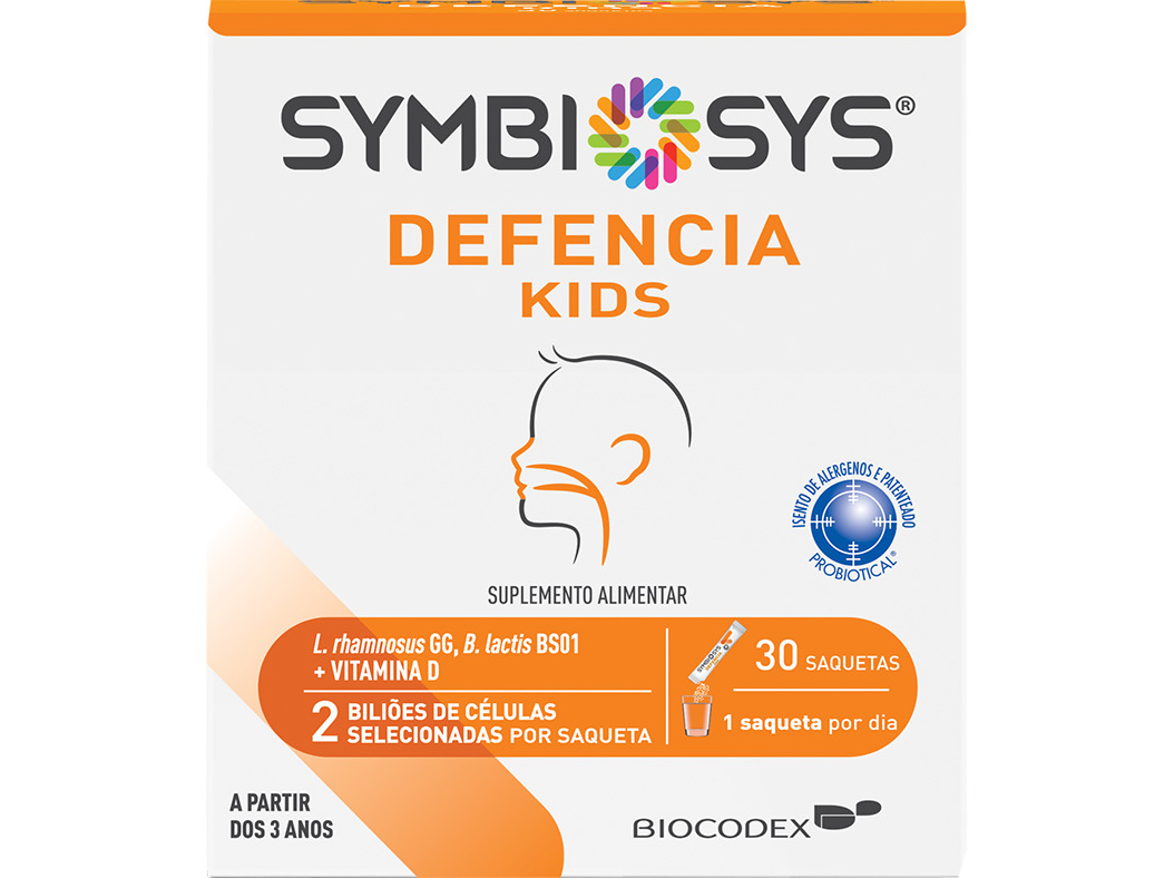 SUPLEMENTO SYMBIOSYS DEFENCIA KIDS 30 SAQ