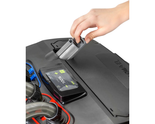Aquarium Thermo - Buitenfilter Aquael HYPERMAX LINK Buitenfilter voor aquaria tot ca. 1500 l, doorstroming elektronisch regelbaar via app tot 4500 l/u, 18-36 W, geïntegreerde verwarming regelbaar via app 2x 150 W, 24 V spanning, filtervolume ca. 15,9
