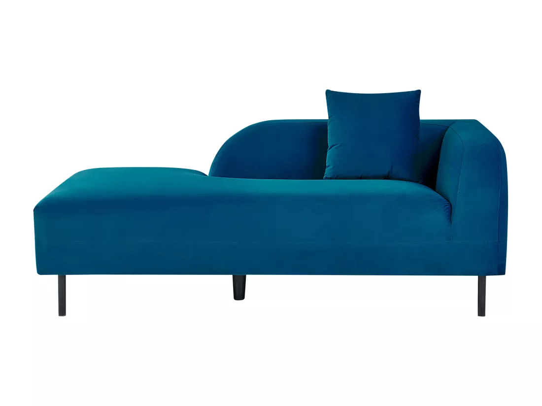 Chaise longue bleu marine côté gauche LE CRAU