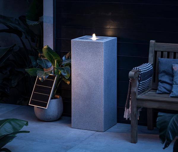 Dehner Polyethylen-Solarbrunnen Glonn, ca. H90