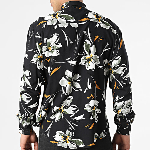 Chemise Manches Longues G-9034 Noir