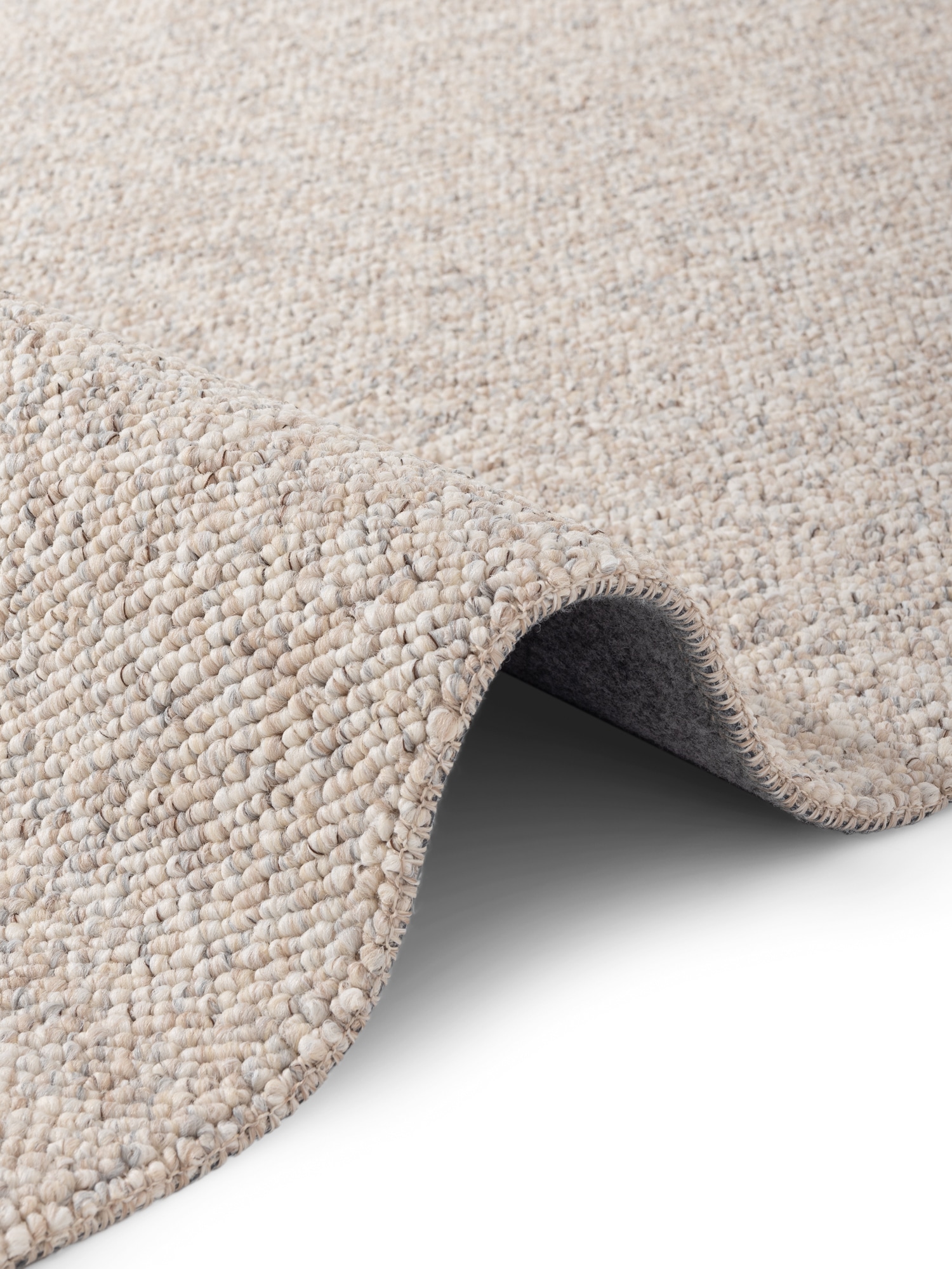 ELLE DECORATION Teppich »Rocco« rechteckig 10 mm Höhe Läufer, waschbar, Wohnzimmer, Esszimmer, Woll-Optik
