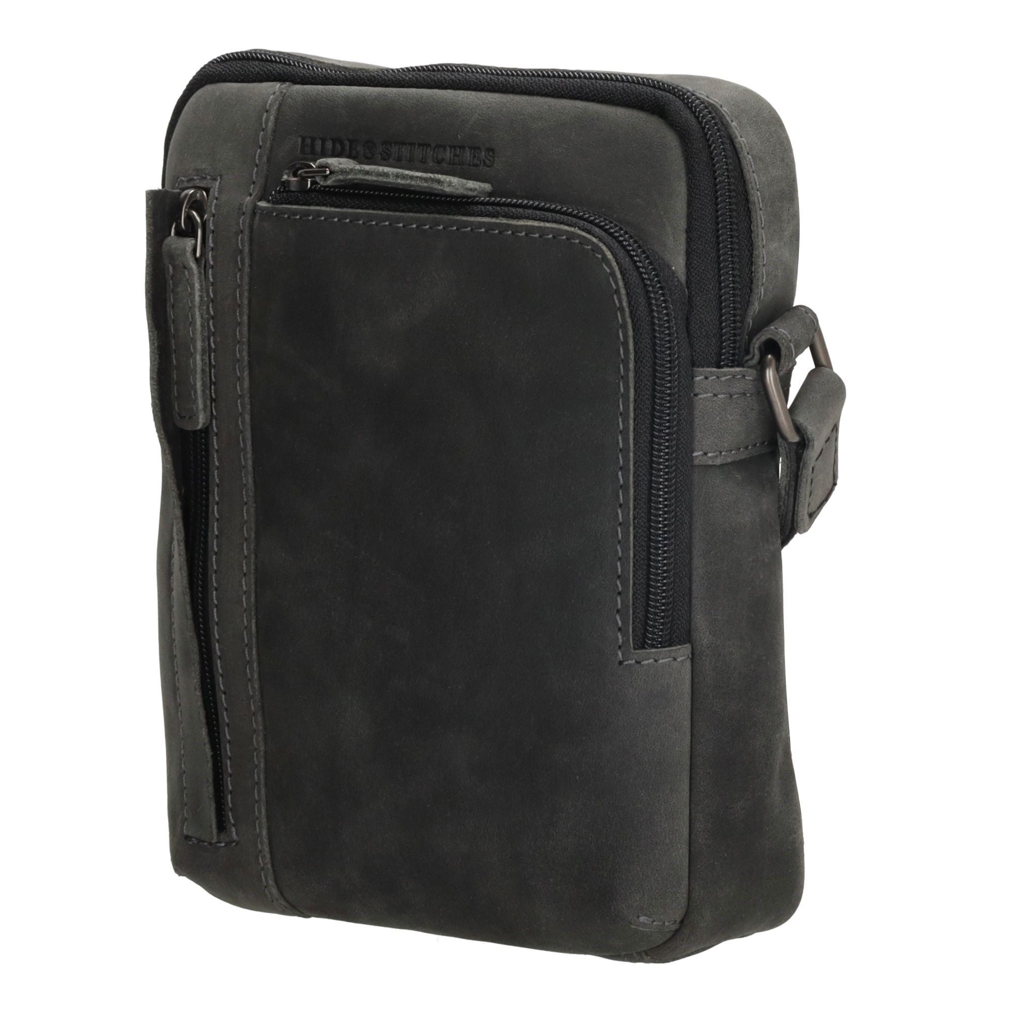 Hide & Stitches Idaho Schoudertas Zwart