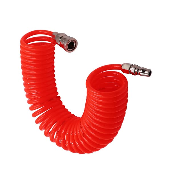 INF Pneumatisk spiralslange med kobling Model 2