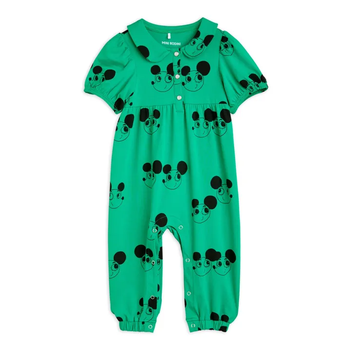 Mini Rodini Combinaison Coton Bio Ritzrats | Vert
