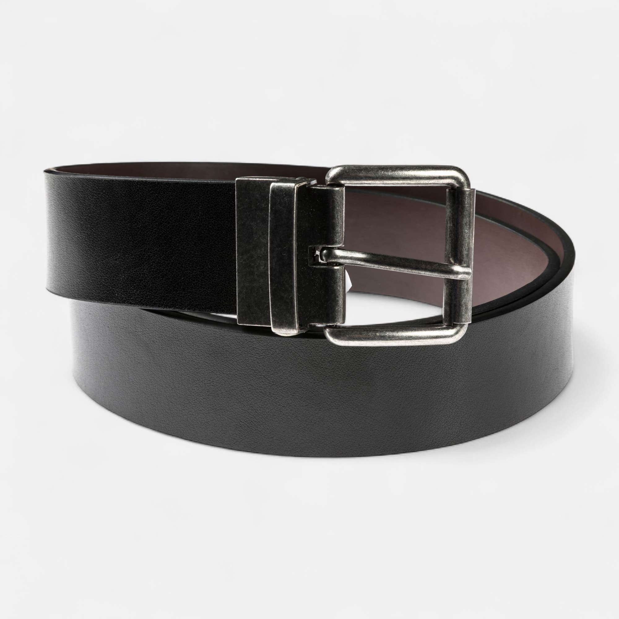 Ceinture en cuir noir