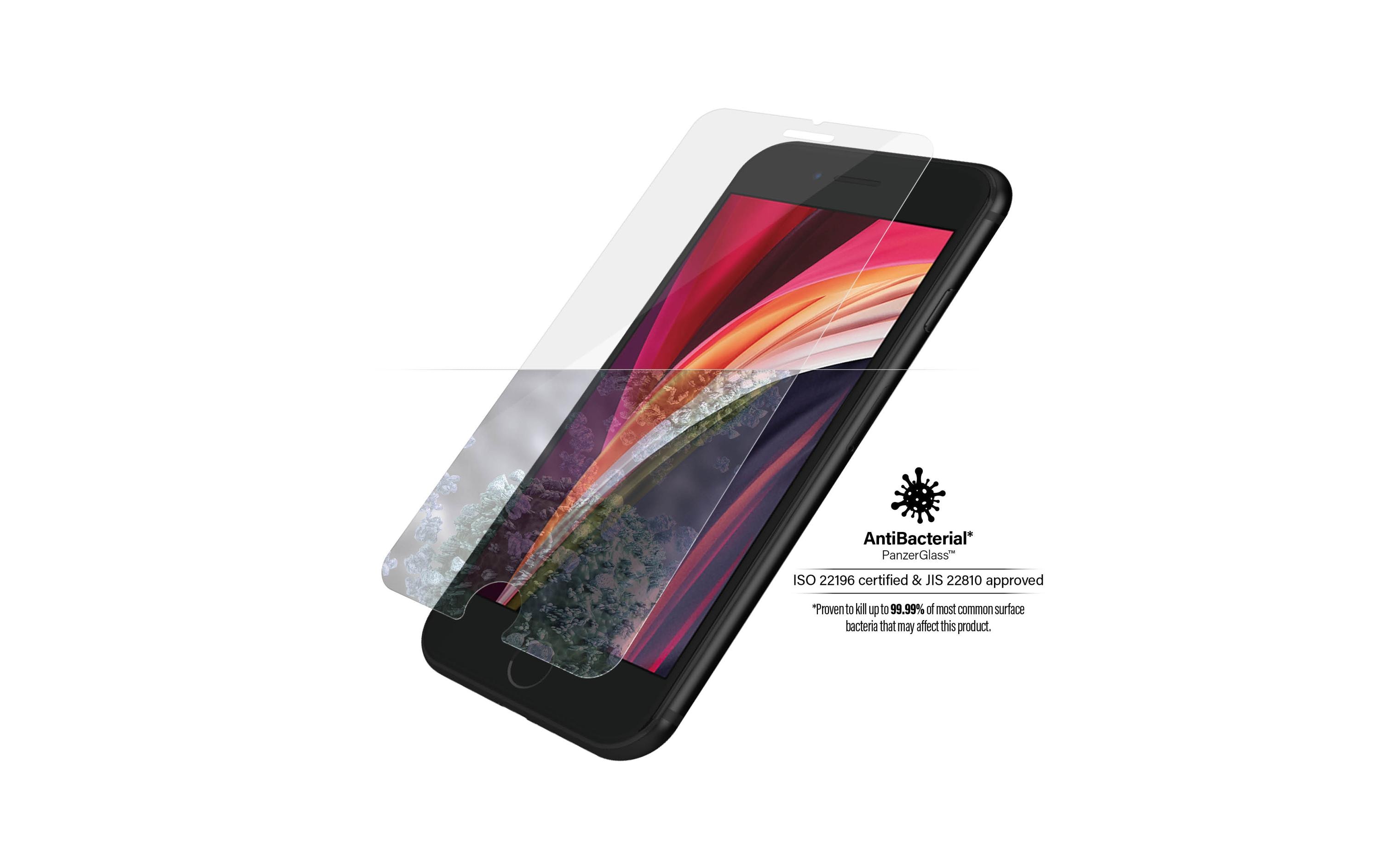 Displayschutz Standard Fit iPhone 6/6S/7/8/SE 2020/2022Display-Schutzfolie für das Apple iPhone 6/iPhone 6s/iPhone 7/iPhone 8/iPhone SE (2. Gen. / 2020)/iPhone SE (3. Gen. / 2022)