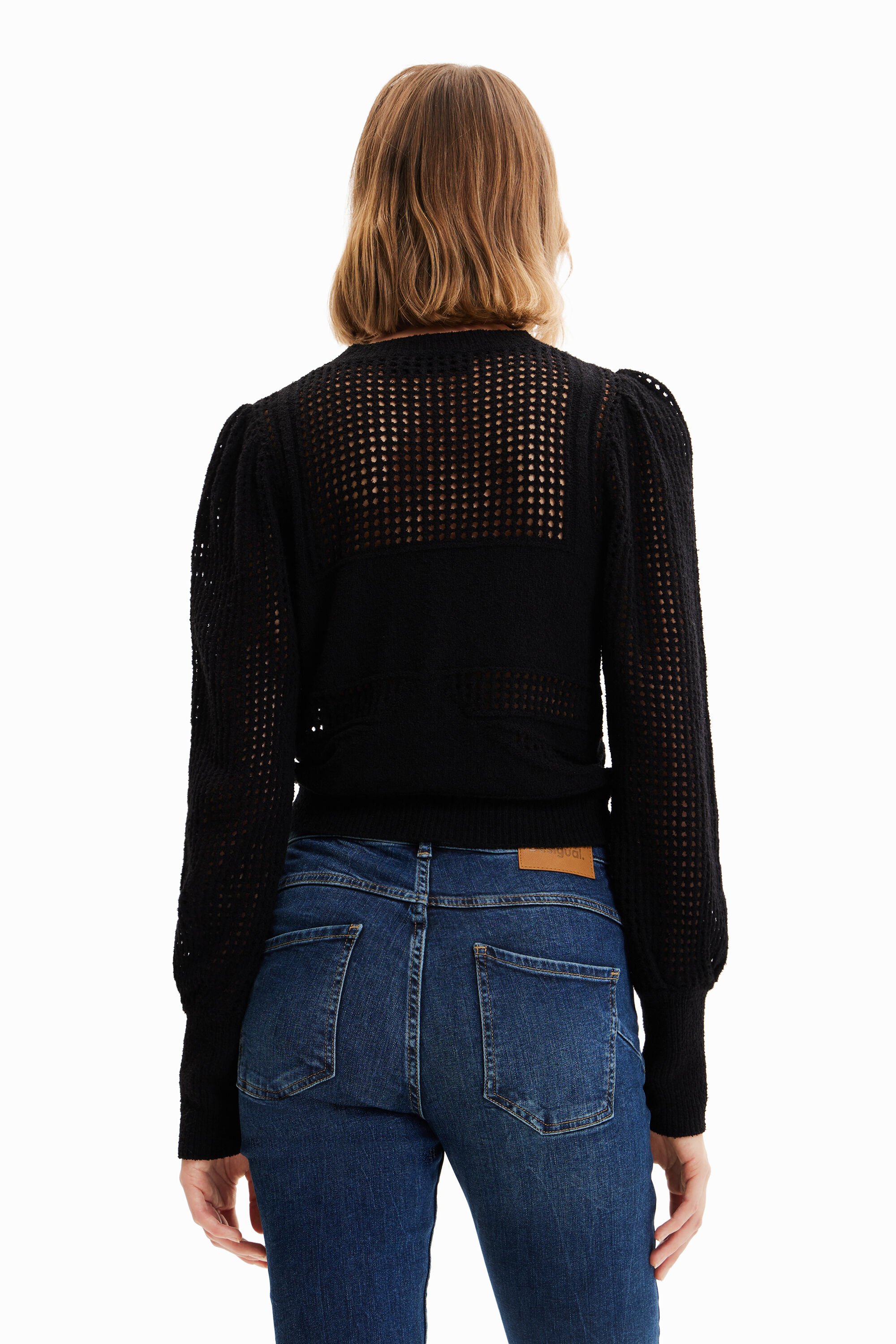 Pull maille corset