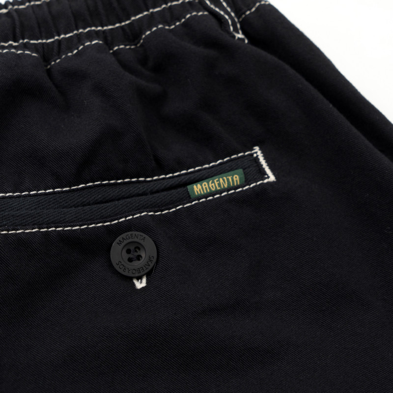 Coutures lâches pour pantalon - Noir