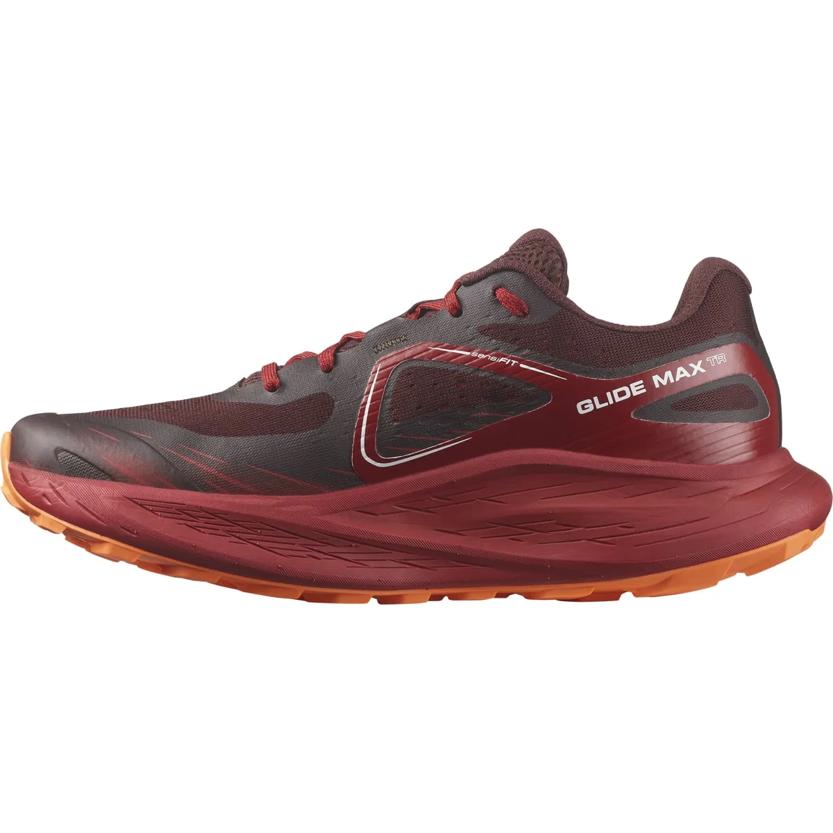 Salomon Men's Glide Max TR Bitter Chocolate/Red Dahlia/Shocking Orange