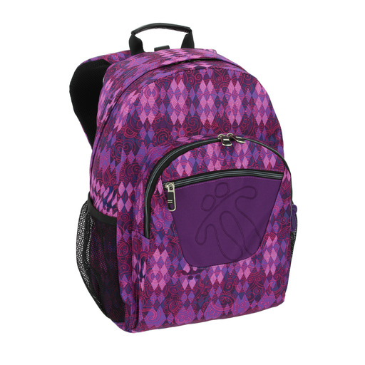 Mochila escolar adaptável a carrinho, aquarela.