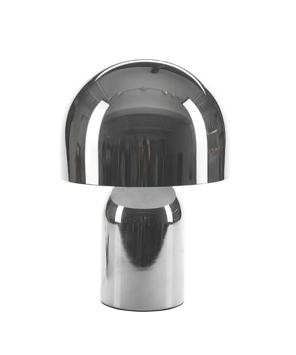 Bahne Interior  Mushroom shiny bordlampe, chrome - H30cm