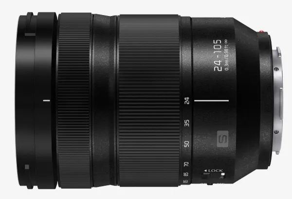 Panasonic Lumix S S-R24105 - Zoomobjektiv - 24 mm - 105 mm - f/4.0 Macro O.I.S. - L-Mount - til Leica SL2, SL2-S; Leica CL; Panasonic Lumix DC-BS1H, S1, S1R, S1H, S5, S5M2, S5M2X; Sigma fp, fp L