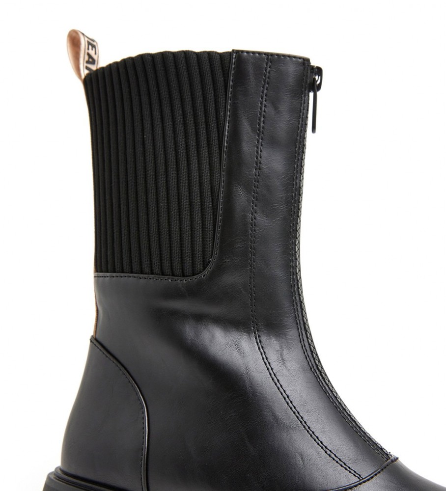 Botas pretas de cano curto Pepe Jeans Soda Mask