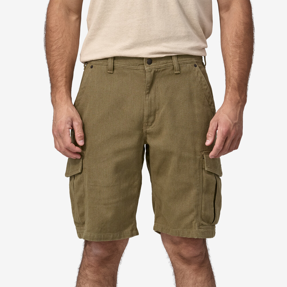 Iron Forge Cargo-Shorts aus Hanf-Canvas für Herren – 11 Zoll
