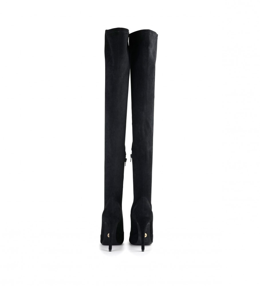 Botas altas Buffalo Marjorie pretas