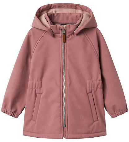 Name It Softshelljacke m. Fleece - NmfAlfa08 - Burlwood m. Magis