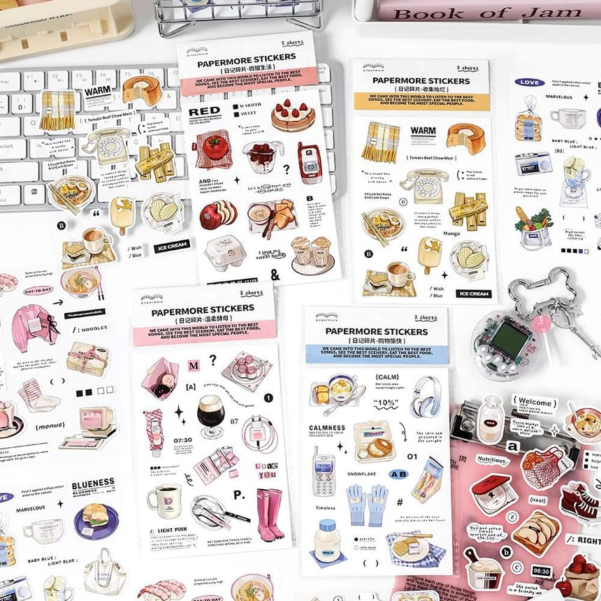 Jun's Journal - Sticker (verschillende ontwerpen) / Set