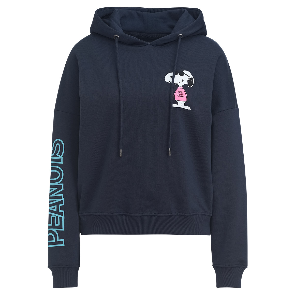 Jonas Nielsen Peanuts Hoodie mit Print dunkelblau