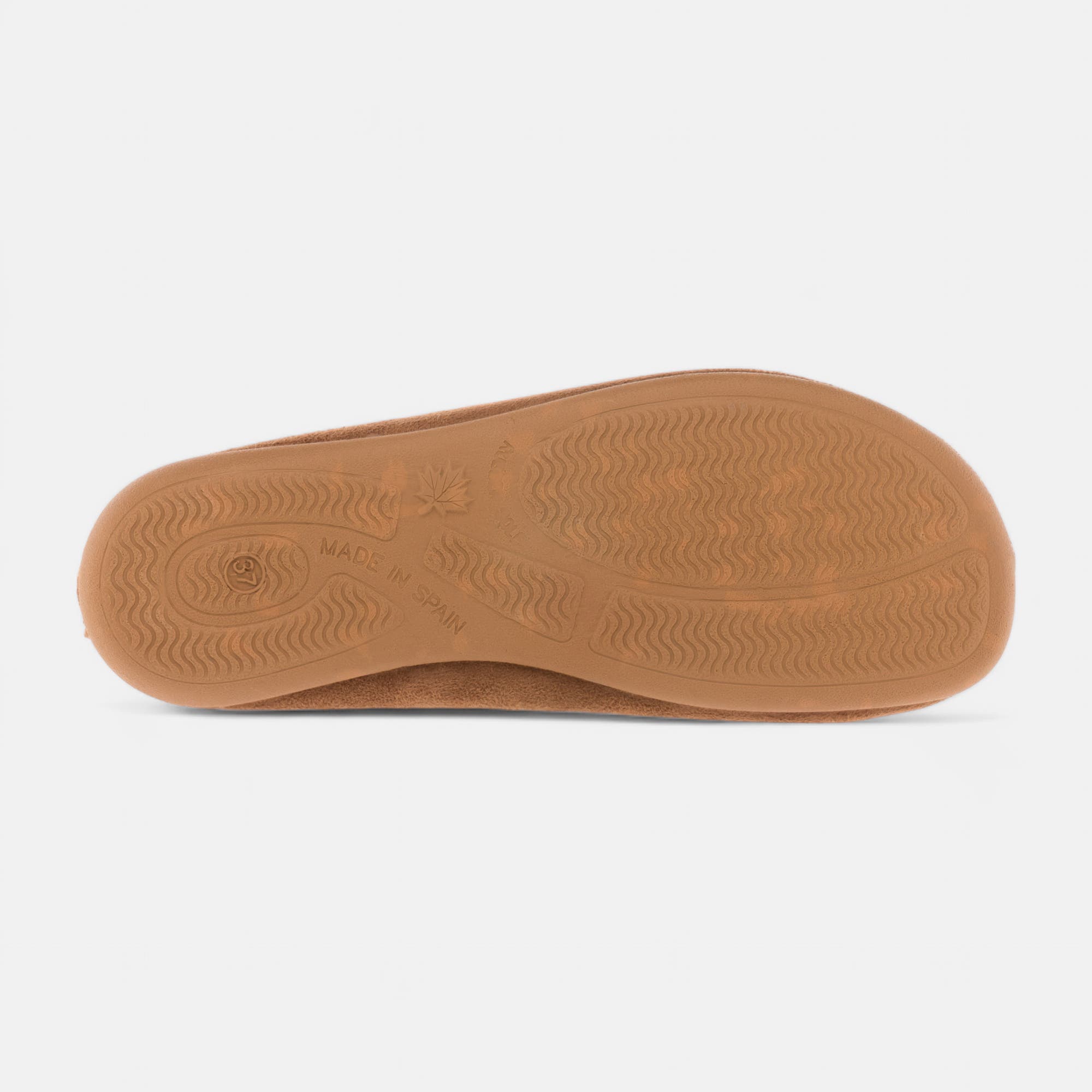 Pantoufles pieds sensibles Femme cognac