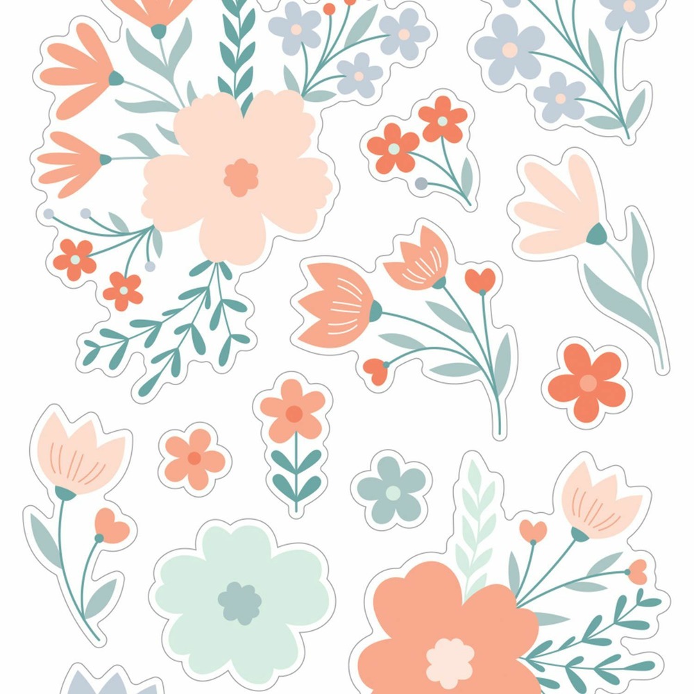 Lot stickers 3d oeufs / papillons