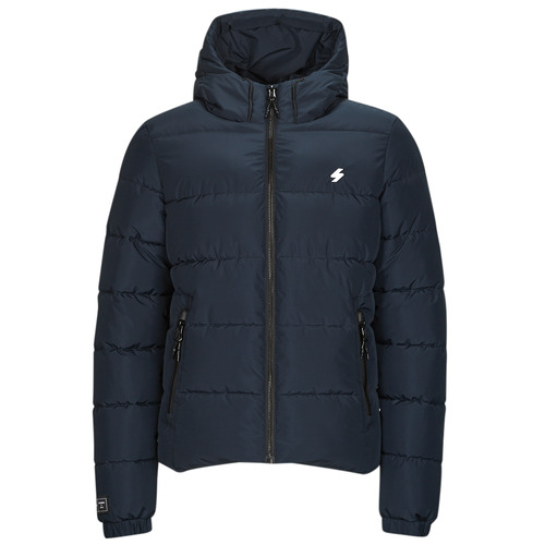 Superdry - HOODED SPORTS PUFFR JACKET - Marine